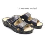 Slipper Rohde 5777 Blauw met uitneembaar voetbed voor uw steunzool